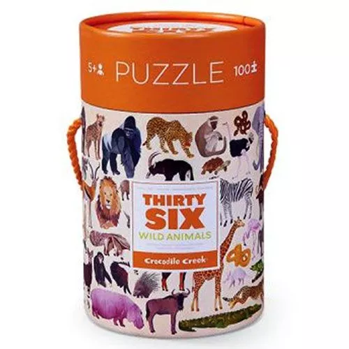crocodile creek puzzel - wilde dieren - 100st
